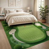 Golf Course Green Area Rug