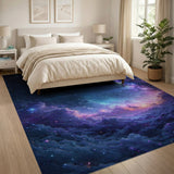 Multi-color and Patterns Cosmic Nebula Galaxy Area Rug