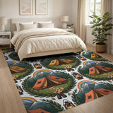 Camping Adventure Area Rug