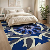 Blue Star Mandala Persian Area Rug