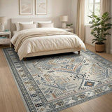 Beige Heritage Tribal Geometric No. 13 Area Rug