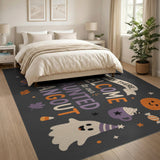 Halloween Haunted Hangout Kids Cartoon Area Rug