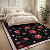 Red Dice Arcade Geometric Area Rug