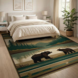 Southwestern Bear Lake Mountain Area Rug
