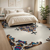 Ornate Multi-Color Persian Medallion Rug