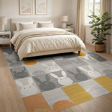 Playful Bunny Rabbits Kids Area Rug