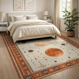 Terracotta Moons Heritage Tribal Rug