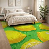 Zesty Lemon Slices Area Rug