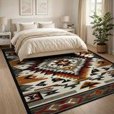 Bold Multi-Color Southwestern Geometric Area Rug