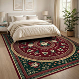 Festive Gnome Mandala Area Rug
