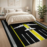 Airplane Runway Jet Area Rug