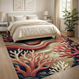 Vibrant Coral Reef Area Rug