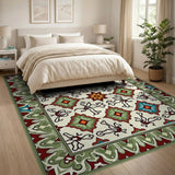 Ornate Multi-Color Persian Geometric Area Rug