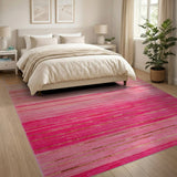 Multi-color and Patterns Sunset Ombre Striped Area Rug