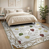 Ornate Grape Vine Chalice Area Rug