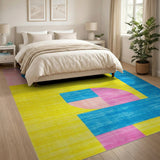 Vibrant Geometric Multi-Color No. 18 Area Rug