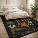 Welcome Witches Halloween Area Rug