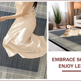 Elegant Charcoal Geometric Motif(Gray)