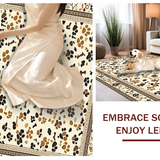 Ultra Soft Area Rug, Non Slip, Stain Resistant, Washable Area Rugs for Living Room, Bedroom, Vibrant Playful Pet Friendly Look(Beige)