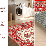 Luxurious Distressed Lattice Style(Red)