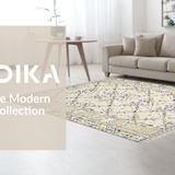 Sophisticated White Trimmed Vintage(Beige)