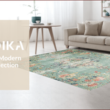 Rustic Distressed Textured Elegance(Green)