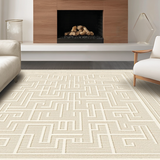 Stylish Geometric Rustic Appeal(Beige)