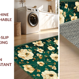 Rustic Dark Green Tiled Charm(Green)