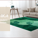 Ultra Soft Area Rug, Non Slip, Stain Resistant, Washable Area Rugs for Living Room, Bedroom, Plush Fuzzy Nursery Rug for Hygge Decor(Green)