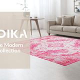 Graceful Low Pile Vintage Design(Pink)