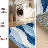 Artistic Contemporary Patterned Layering(Blue)