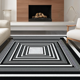 Luxe Optical Depth Illusion Motif(Black)