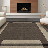 Ultra Soft Area Rug, Non Slip, Stain Resistant, Washable Area Rugs for Living Room, Bedroom, Contemporary Rustic Checkerboard Elegance(Beige)