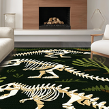 Charming Earthy Dinosaur Illustration(Black)