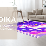 Dreamy Rainbow Swirl Artistry(Purple)