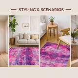 Chic Colorful Ogee Influence(Pink)