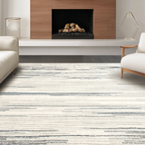 Chic Creamy Striped Aesthetic(Gray)