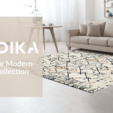 Artful Tribal Medallion Composition(Beige)