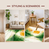 Lively Abstract Waveform Aesthetic(Green)