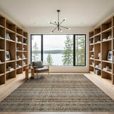 Multi-Tone Horizontal Stripe Area Rug