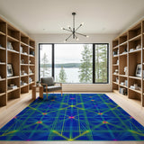 Neon Geometric Area Rug