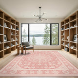 Pink Floral Vintage No. 27 Area Rug