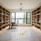 Sketchy Frame Spoon Gallery Area Rug
