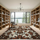 Southwestern Tribal Cross Area Rug