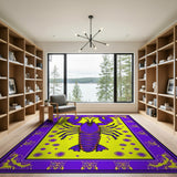 Purple Lobster Coastal Area Rug