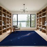 Multi-color and Patterns Abstract Area Cosmic Galaxy Nebula Area Rug