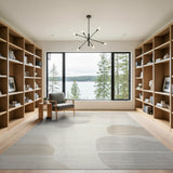 Abstract Area Grey Abstract Grey Organic Shapes Area Rug