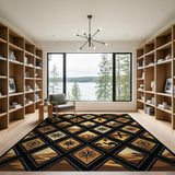 Desert Compass Camel Adventure Area Rug