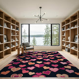 Heart Garland Multi-Color Area Rug