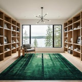 Moonlit Emerald Forest Area Rug